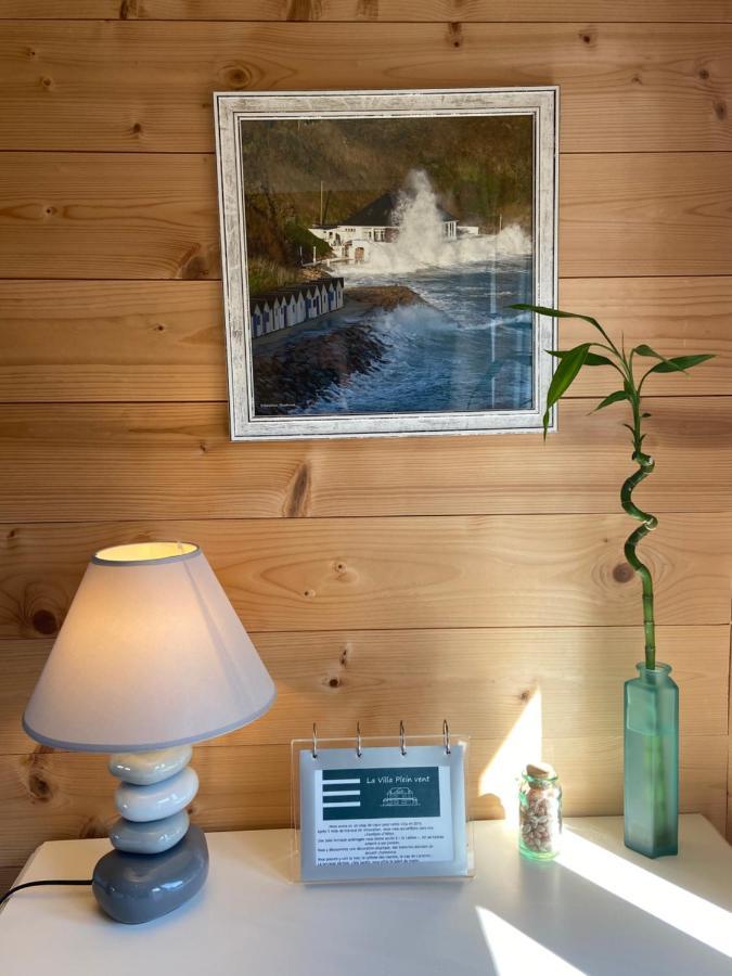 Chambre cabine avec vue mer à la Villa plein vent Barneville-Carteret Exterior foto
