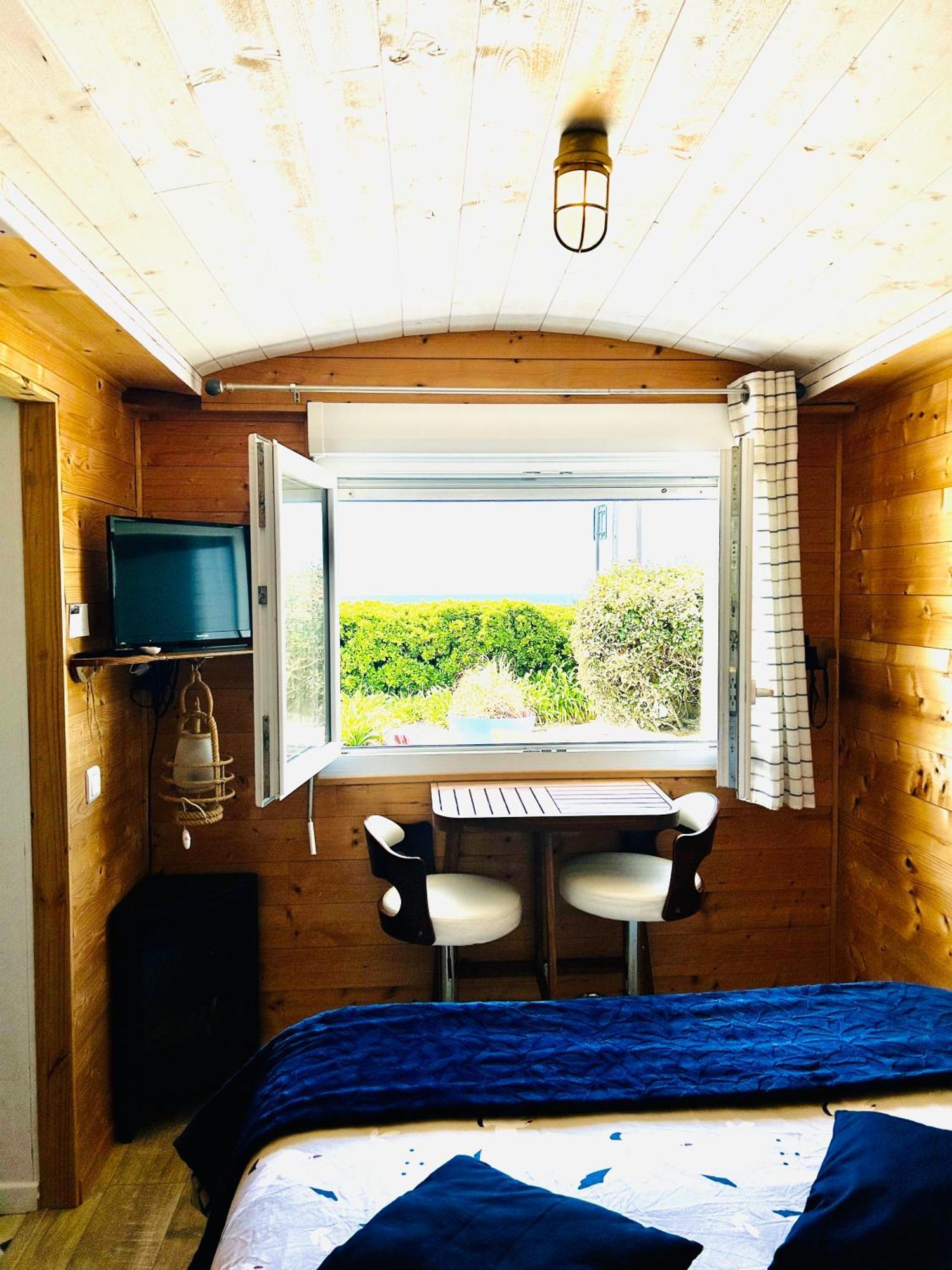 Chambre cabine avec vue mer à la Villa plein vent Barneville-Carteret Exterior foto