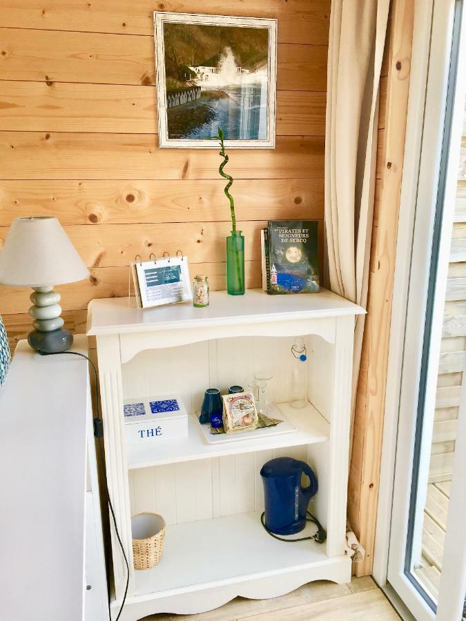 Chambre cabine avec vue mer à la Villa plein vent Barneville-Carteret Exterior foto
